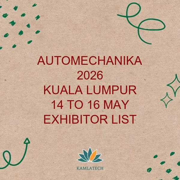Automechanika Kuala Lumpur 2026 Exhibitor List (229 Exhibitors)